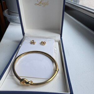 Kate Spade Love Knot Bracelet & Earrings